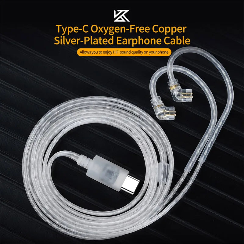 KZ Earphones Type-c 2PIN Cable
